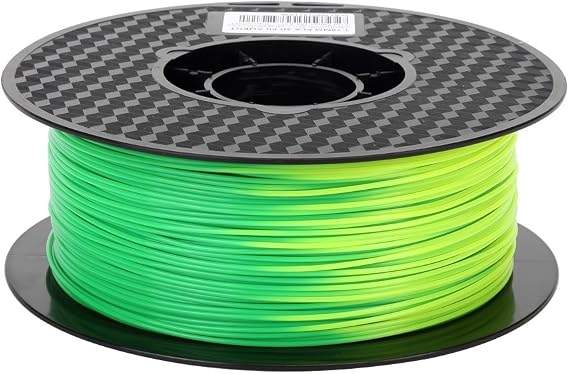 CC3D Temperature Color Changing PLA Green to Yellow PLA Filament 1.75 mm 1KG 3D Printer Filament Spool Heat Color Change PLA Filament for 3D Printer 3D Pen PLA Material