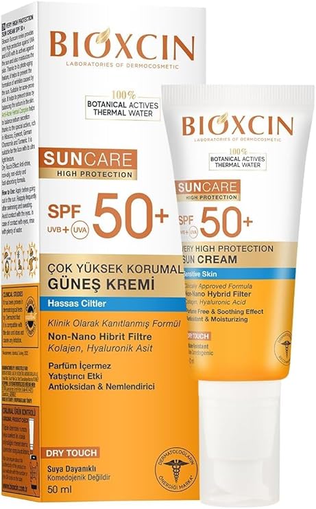 Bioxcin Hassas Ciltler İçin Çok Yüksek Korumalı Güneş Kremi 50 SPF 50 Ml