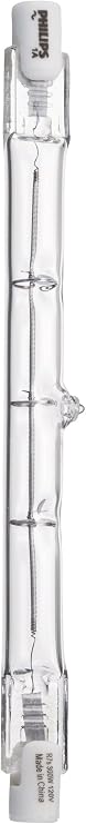 PHILIPS LED 415711 300-Watt 4.7-Inch T3 RSC 120-Volt Light Bulb with Double Ended Base, 2-Pack,Bright White