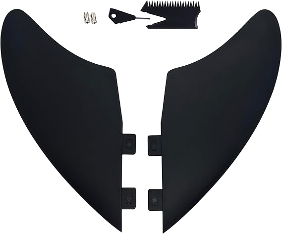 Twin Keel Twin Tab ii/Single Tab Surfing Fins -Keel Twin Fins Set - Fins for Fish Surf Boards