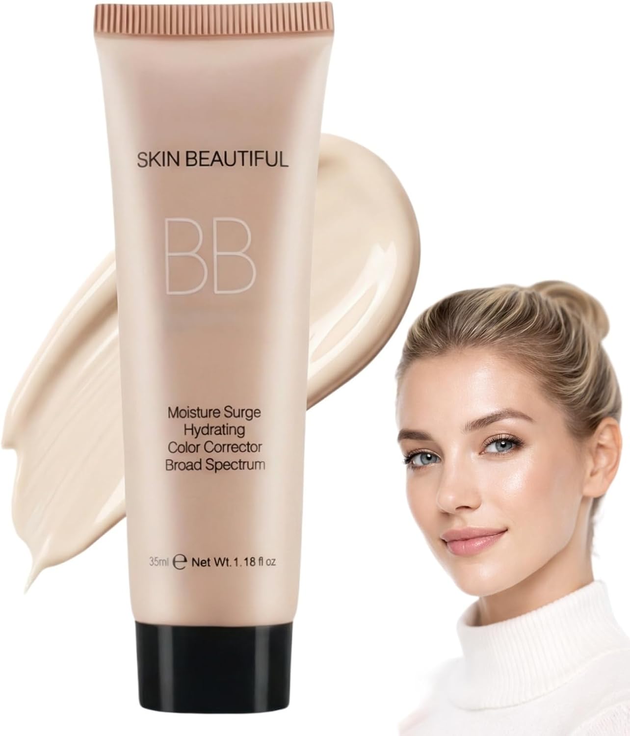 Tinted Moisturiser Face Women,BB Cream Foundation Medium Coverage,Colour Correcting Moisturiser,Even Skin Tone Face Cream,Colour Correcting Moisturiser,Tinted Face Moisturiser for Natural Look