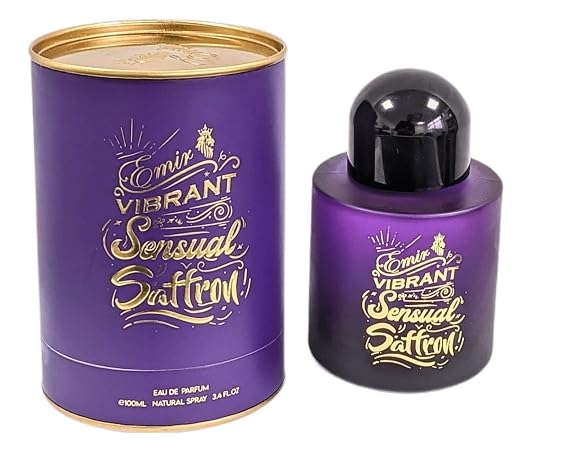 Paris Corner VIBRANT SENSUAL SAFFRON EMIR 3.4 Fl Oz Fragrance for Men Perfumes