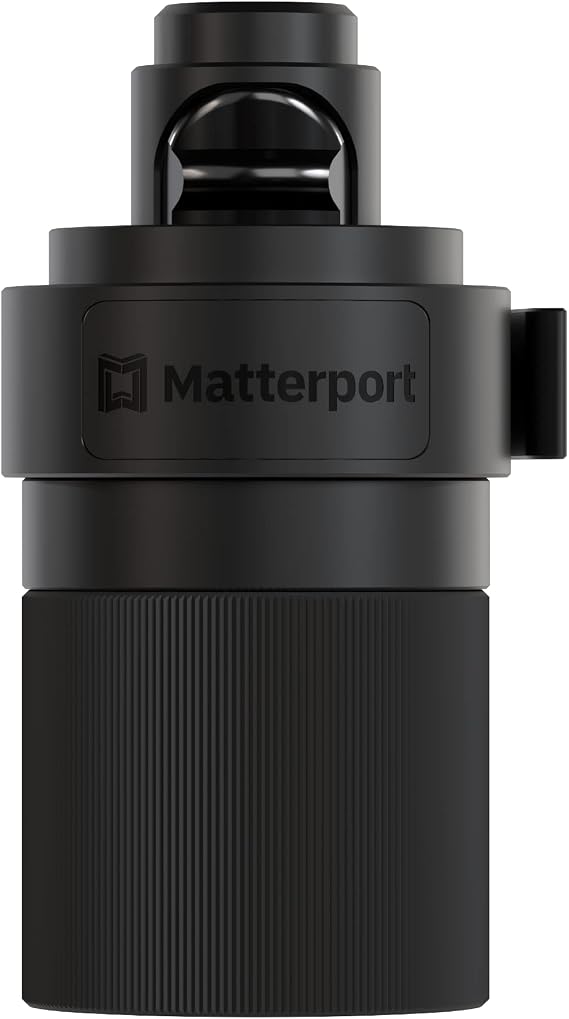 Matterport Quick Release Clamp & Tripod Mount for Pro3 3D LiDAR Camera | Clutch Tripod Mount, 3/8-16 Female Thread, Adjustable Leveler, Made of Aluminum Alloy, Ball Head, Tripod & Monopod Compatible