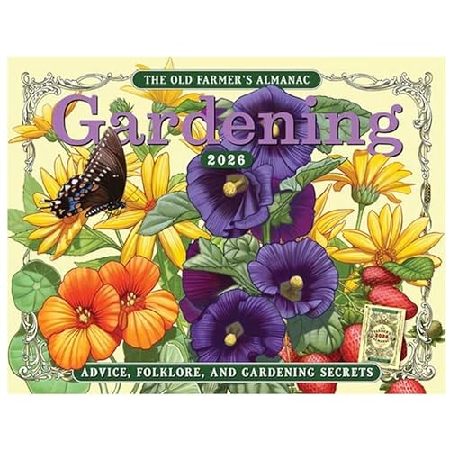 2026 Old Farmers Almanac Gardening WALL Calendar MADE IN USA