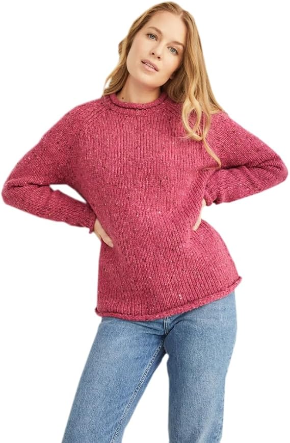 Aran Woollen Mills Roll Neck Sweater for Women