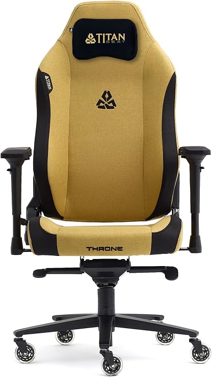 Titanseat Throne Mustard Kumaş Oyuncu Koltuğu