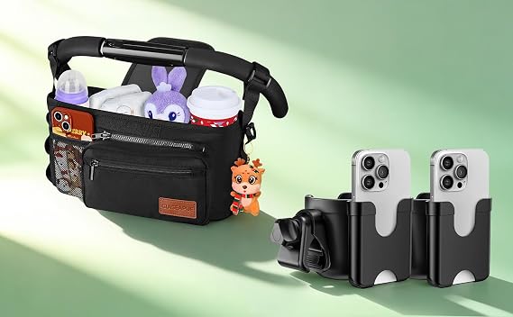Stroller Accessories: Stroller Organizer & Stroller Cup Holder
