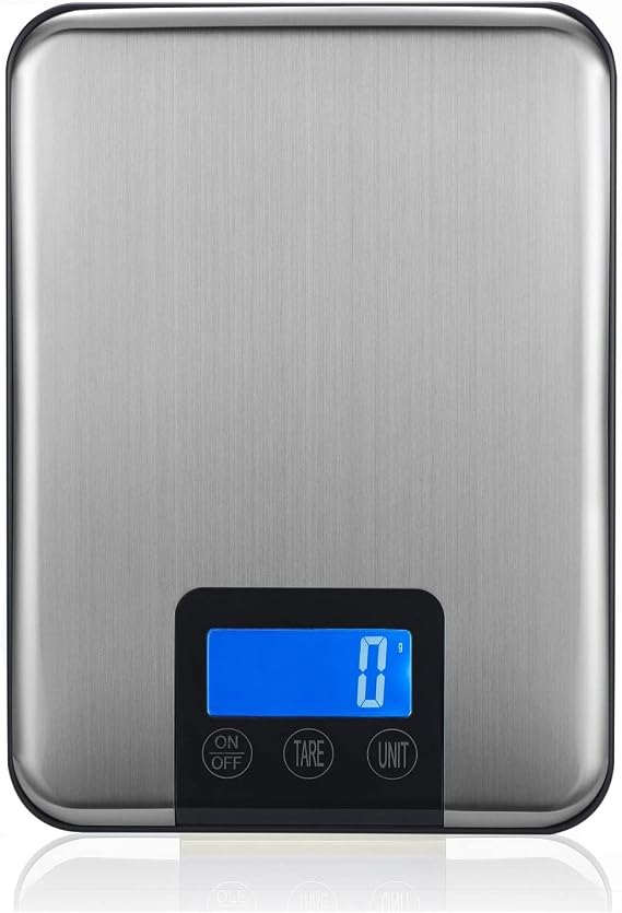 Food Scale, 5KG Digital Kitchen Scales Weight Ounces and Grams for Cooking and Baking, 4 Units with Tare Function