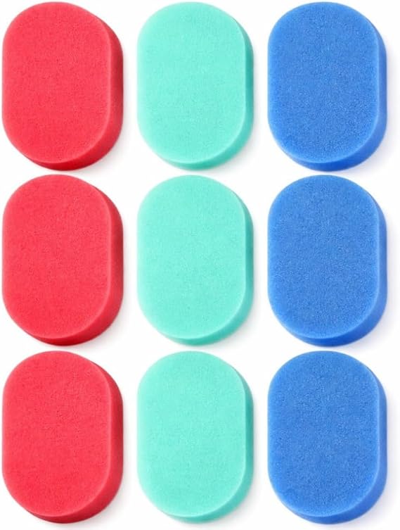 12 Pack Luxury Bath Sponges – Soft Shower & Bath Sponges for Men, Women & Kids – Multipurpose Wash Sponges for Daily Body Cleaning - Mixed Assorted Colours