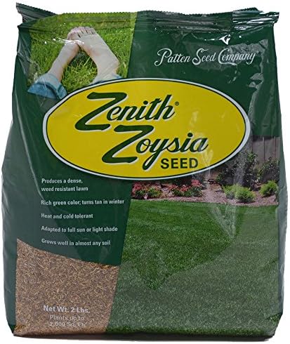 Zenith Zoysia Grass Seed (2 Lb.) 100% Pure Seed Grown by Patten Seed Company