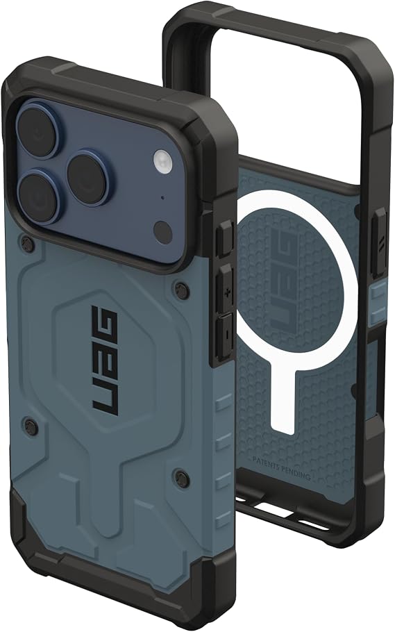 URBAN ARMOR GEAR UAG Designed for iPhone 17 Pro Case Pathfinder - Compatible with MagSafe Military Grade Protective Cover, Cloud Blue