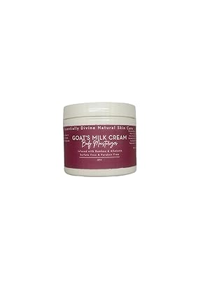 Essentially Divine Natural Skin Care Goats Milk Cream Body Moisturizer