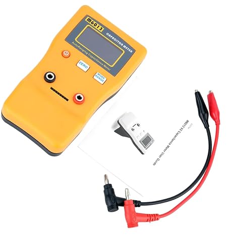 LCR Meters, MESR-100 ESR Capacitance Ohm Meter Professional Measuring Internal Resistance of Capacitor Capacitance Circuit Tester,for Capacitor Resistor(M6013)
