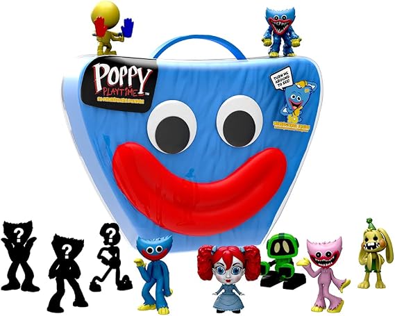 Poppy Playtime Minifigure Collector Case Set Huggy Wuggy Series 1 Exclusive 10 Figures