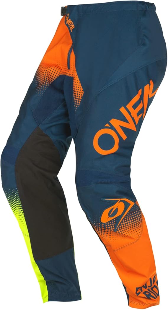 Element Racewear Pants, Blue/Orange/Yellow 28