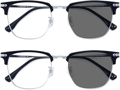 Ayyecoeeye Glasses, Ayyecoeeye Reading Glasses, Auto Focus Eye Glasses with Adjustable Eyebrow Frame