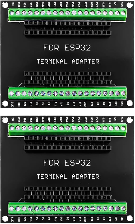 2PCS ESP32 Breakout Board GPIO 1 Into 2 for 38PIN Version ESP32 ESP WROOM 32 Microcontroller Development Board