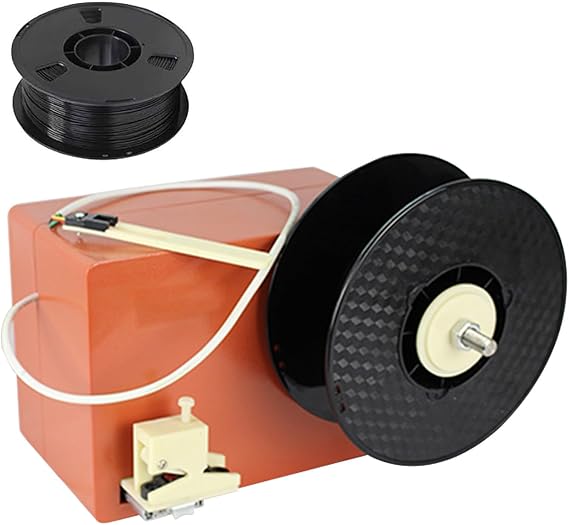 3D Printer Filament Extruder Machine, 200mm/min~600mm/min Coil Winding Machines, Filament Recycler Machine with Multiple Materials Including PLA, ABS, PVA, for Production and Recycling(Fiber winder)