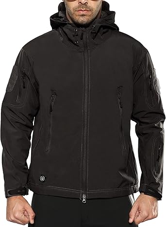 ANTARCTICA Mens Outdoor Waterproof Soft Shell Hooded Military Tactical Jacket