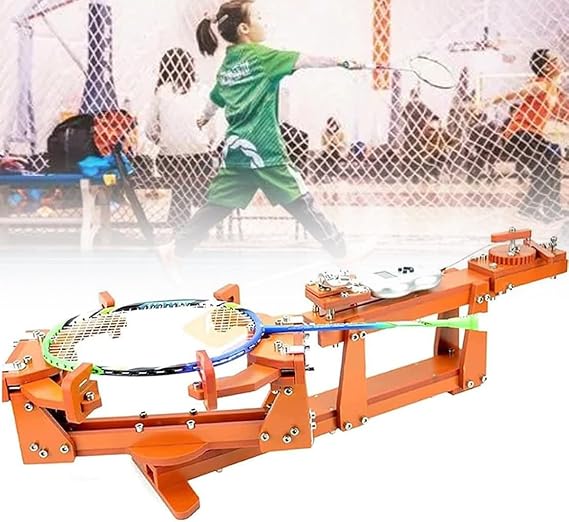 NYMFEA Badminton Racket String Machine,Manual String Machine,Winch Type Personal Badminton Racket Threading Machine,for Squash, Tennis or Badminton Rackets