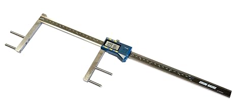 iGAGING Digital Brake Drum Gauge, 4-20" Range, IP54 Protective Rating, X-Large LCD Display