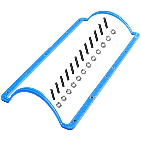 Oil Pan Gasket with Rigid Core Compatible with Moroso 27293 for Ford 7.3 Powerstroke (1994-2003) & International T444E Engines | Oil-Resistant Material | Leak-Free Design | Easy Installation