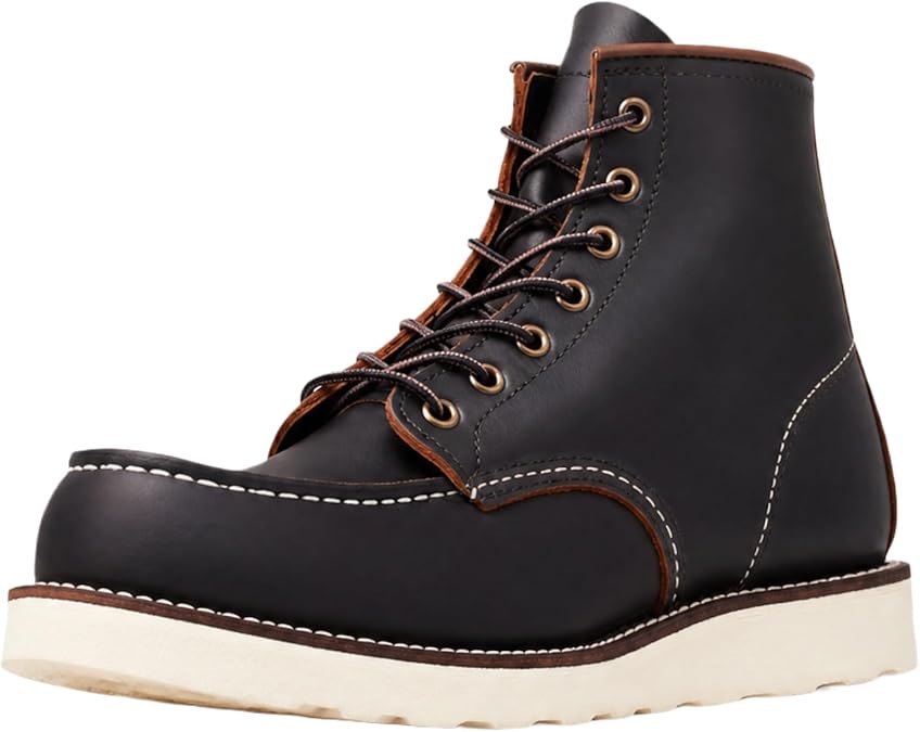 Red Wing Shoes Heritage Classic Moc 8849 Men Boot, Black, 7.5 D