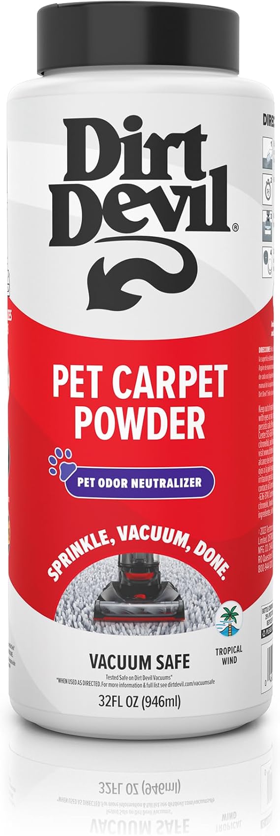 Dirt Devil Pet Carpet Powder, 32 oz, Room Refresher and Pet Odor Eliminator