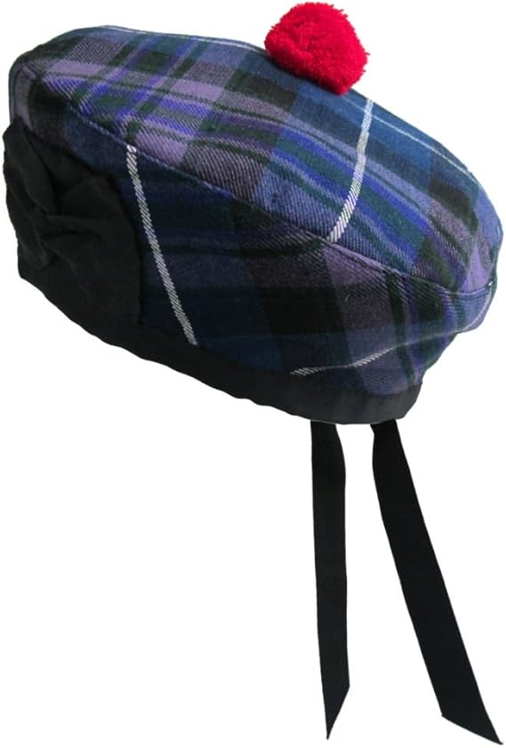 Honour of Scotland Balmoral Tartan Kilt Beret 6 1/2 52