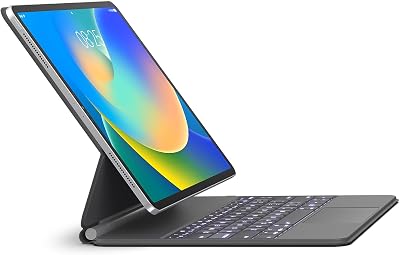 Keyboard Case for iPad Air 13 M3 2025  M2 2024 and iPad Pro 12.9 inch 6th  5th  4th  3rd Generation Magic-Style Magnetic Keyboard Case with Multi-Touch Trackpad Floating Cantilever Stand
