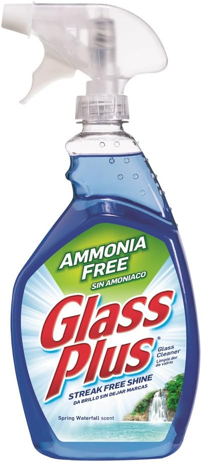 Glass Plus Glass Cleaner, 32 Fl Oz Bottle, Multi-Surface Glass Cleaner