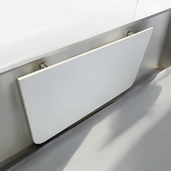 Retractable Desk Kitchen Desk Folding Wall Desk WHITE (60 x 45 cm)