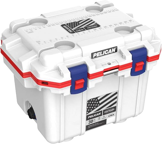 Pelican Elite 30 Quart (QT) Cooler (Americana)