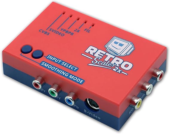 RetroScaler2x HD Video Converter Scan Converter for Retro Games like SFC/MD/SS/PS/PS2/Xbox/Wii RetroScaler2x HD Video Converter