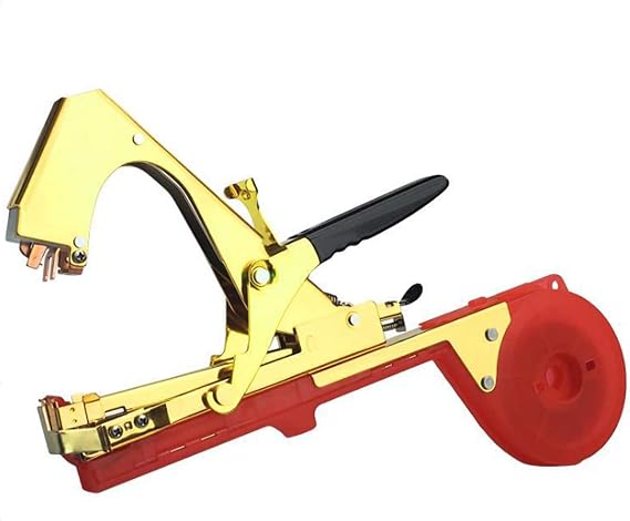 Plant Tying Machine,Garden Plant Tool for Vineyard,Vine Tying TapePlant Agriculture TapetoTapener with 40 Rolls Tape, 2 Box of Staples Set,Replacement Blades