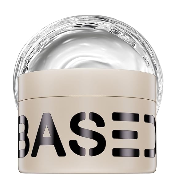 BASED Curl Gel - Maximum Hold & Definition Without Flakes - Scrunches Out Soft with Irish Sea Moss & Flaxseed - Science-Backed Formula, Paraben Free for All Curl Types (6.8 fl oz, Pack of 1)