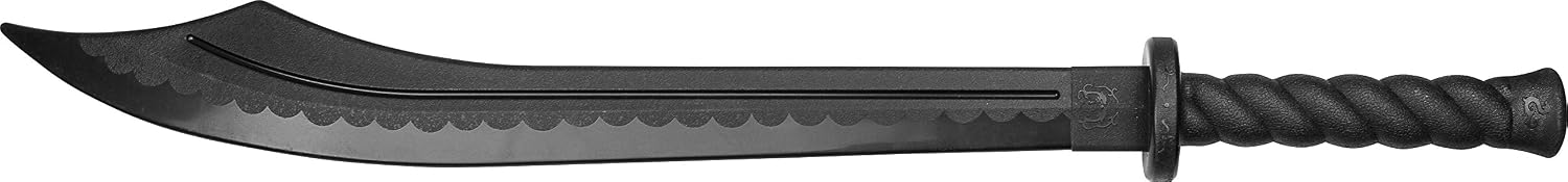 BladesUSA 1606PP Martial Arts Polypropylene Sword Training Equipment – 33.75-inches Overall, 8-inch handle, Self Defense, Training, Safe, Easy, Fun, Cosplay, Martial Arts Black