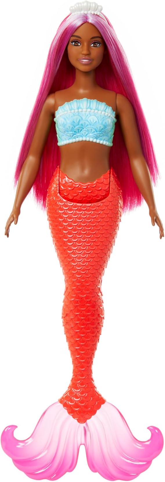 Barbie Dreamtopia Mermaid Dolls - Red Tail White Crown