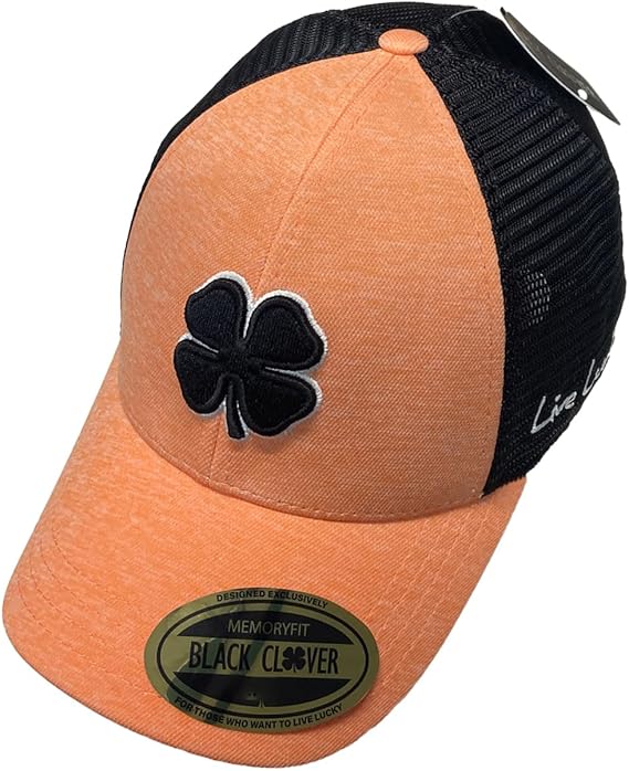 Black Clover Unisex Perfect Luck Fitted Golf Hat