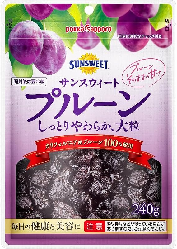Pokka Sapporo Sunsweet Prune with Zipper 240g