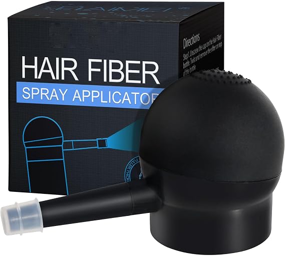 Hair Fiber Applicator Pump Sprayer, Hair Building Fibers Atomizer, 1 Piece | Spraying Head, Hair Thickening Tool, for Hair Building Fibers and Hair Powder, Hairline and Scalp Application, Home Use