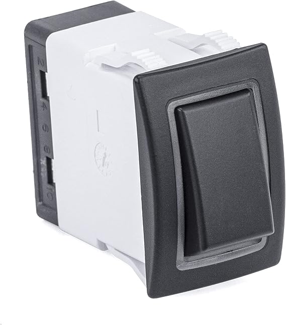 Sierra RK40660B, Rocker Switch, Halo DPST, Blue Halo
