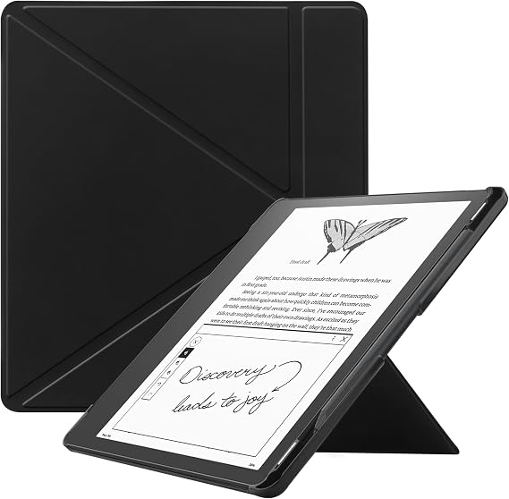 VOVIPO Slimshell Case for Kindle Scribe 10.2" (2024/2022 Release), Premium Lightweight PU Leather Stand Cover with Auto Sleep/Wake for Kindle Scribe 10.2 inch 2024/2022-Constellation-Black