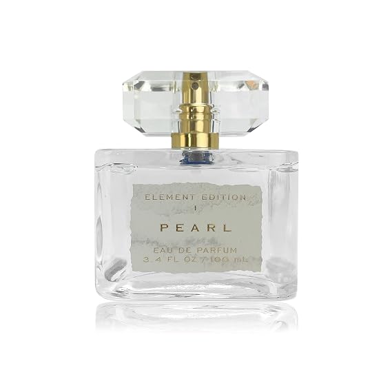 Tru Fragrance Beauty Element Edition Women's Perfume Spray - Pearl, 3.4 oz 100 ml - Calming and Relaxing Fragrance with a Blending of Peach, Rosewater, and Skin Musk