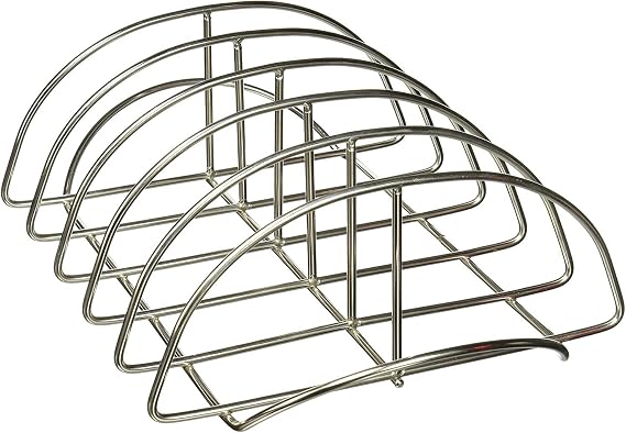 Kamado Joe Stainless Steel Rib Rack, Non-Stick and Compatible with All Grills Including Classic Joe and Big Joe Kamado Grills, Model KJ-RR