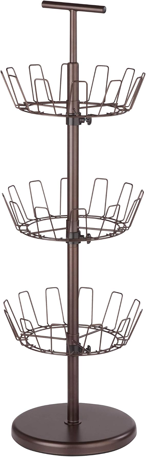 Honey Can Do 3 Tier Bronze Shoe Tree SHO-02220 Brown