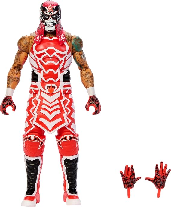Mattel WWE Elite Penta Action Figure & Accessories, Series #126 | WWE Action Figure, 6-inch Collectible Superstar with 25 Articulation Points & Swappable Hands