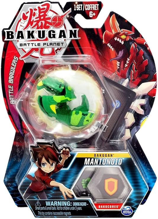 BAKUGAN Mantonoid, 2-Inch Tall Transforming Collectible Creature, Ages 7+