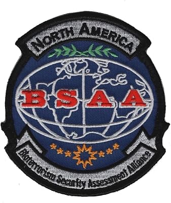 Resident Evil North America BSAA Logo Embroidered Hook Patch 4 Inches