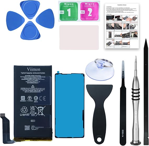 for Pixel 6 Battery Replacement Compatible with Google Pixel 6 Model GB7N6, G9S9B16 with Adhesive and Repair Tool Kits